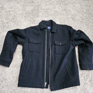 Gap black peacoat